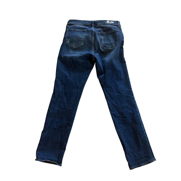Kut From The Kloth Womens Denim Jeans Size 10 Distressed Mid Rise Straight Leg - Picture 2 of 8